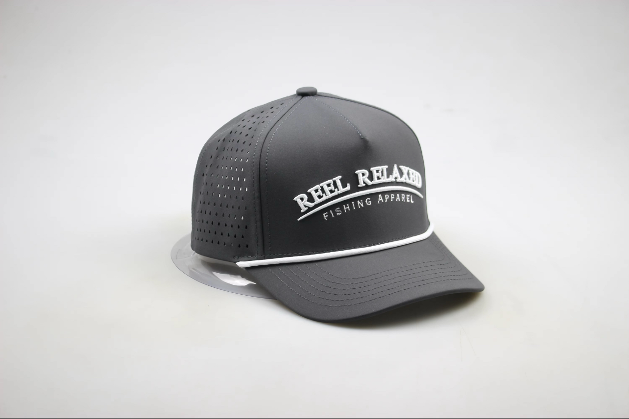 Storm Gray Breathable- Water Resistant fishing hat